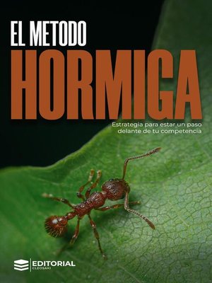 cover image of El método hormiga